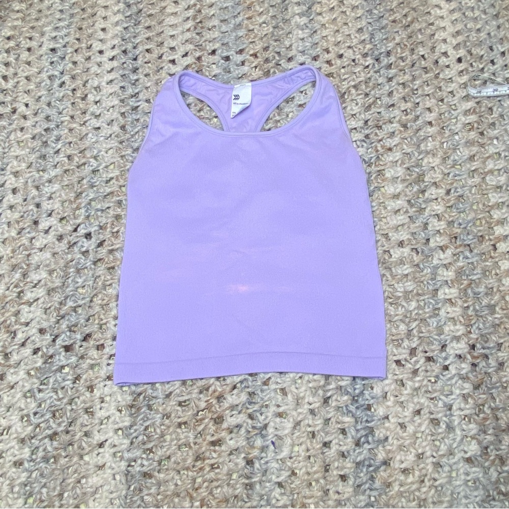 All in Motion Light Purple Racerback Tank Top XXL